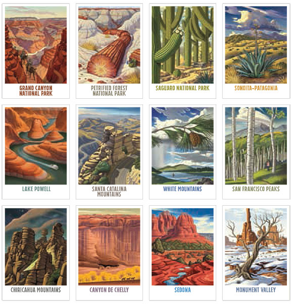 Explore Arizona! Postcards