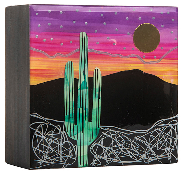 Cactus Art Block