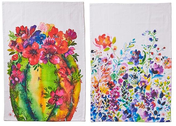 Watercolor Tea Towels