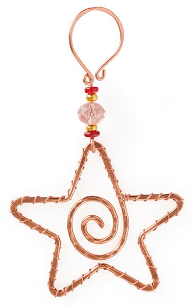 Copper Star Ornament