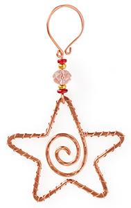 Copper Star Ornament