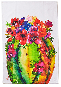 Barrel Cactus Tea Towel